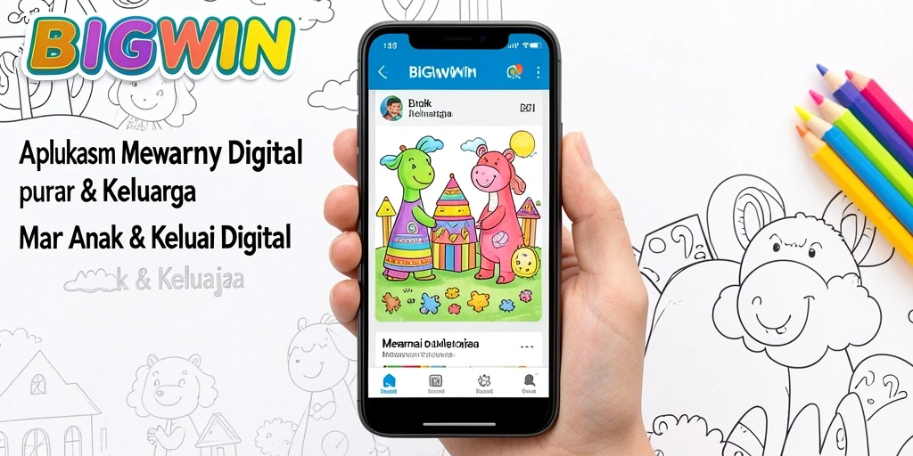 Tampilan antarmuka aplikasi Mewarnai Digital yang menarik.
