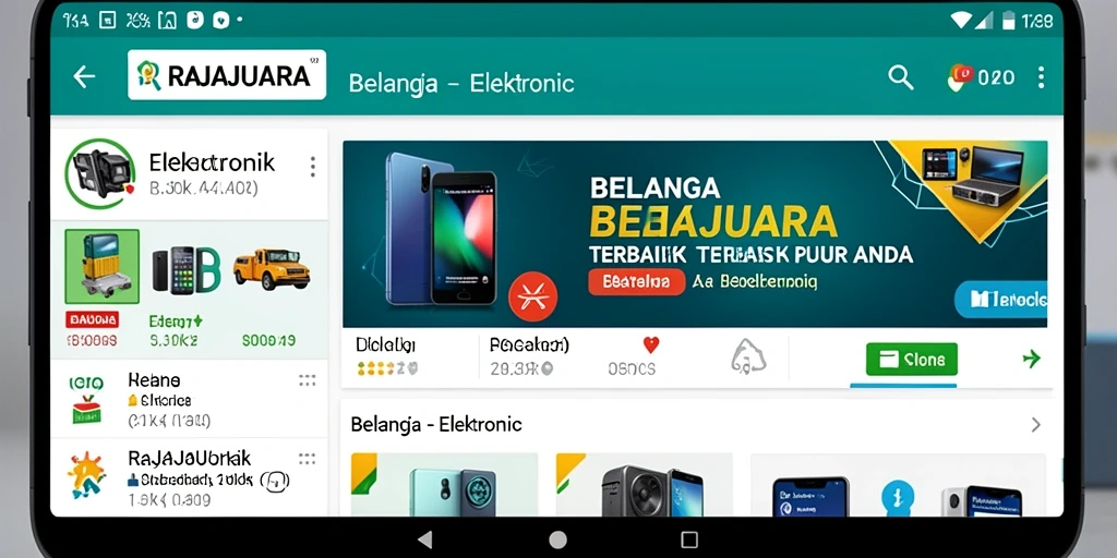 Antarmuka aplikasi RAJAJUARA yang menarik dan fungsional.