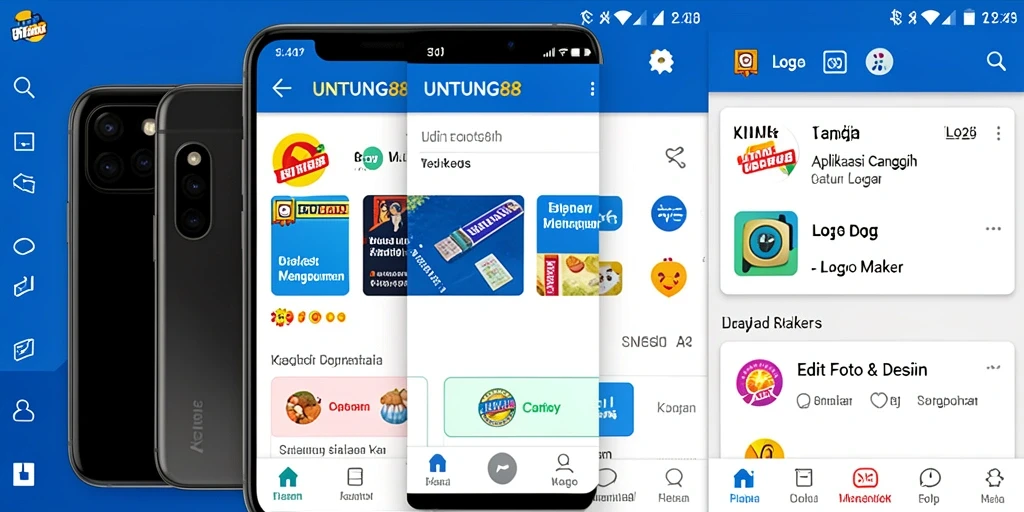 Antarmuka intuitif UNTUNG88 untuk desain logo yang mudah.